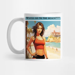 Wanna go to the beach??? Mug